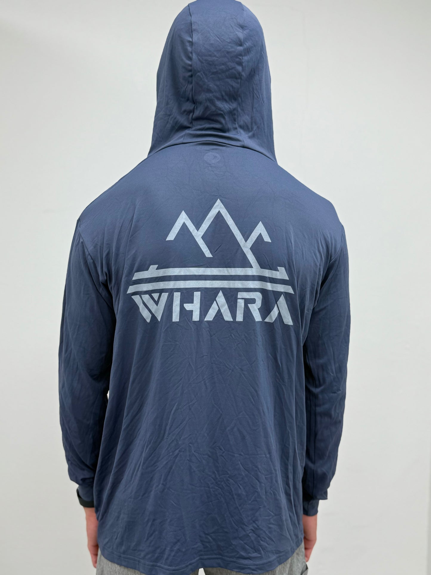 WHARA Logo Hooded Rashguard | NAVY